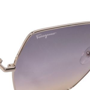 Salvatore Ferragamo 2203 Gold-Tone Chain-Link Sunglasses