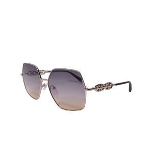 Salvatore Ferragamo 2203 Gold-Tone Chain-Link Sunglasses