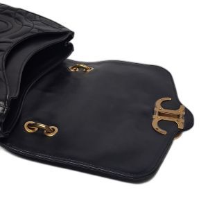 Salvatore Ferragamo Gancini Quilted Flap Bag