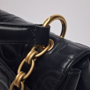 Salvatore Ferragamo Gancini Quilted Flap Bag