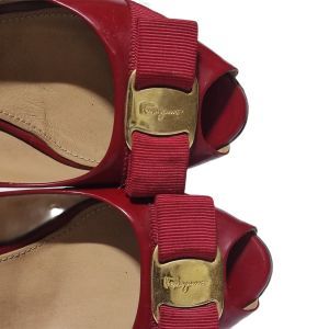 Salvatore Ferragamo Red Patent Leather heels