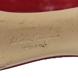 Salvatore Ferragamo Red Patent Leather heels