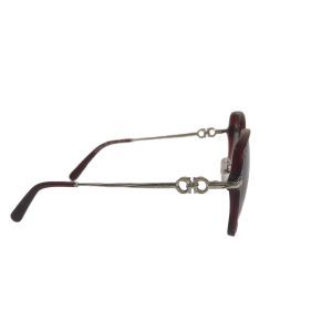 Salvatore Ferragamo SF1075SLB Burgundy Square Sunglasses