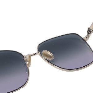 Salvatore Ferragamo SF2052 Silver Square Sunglasses