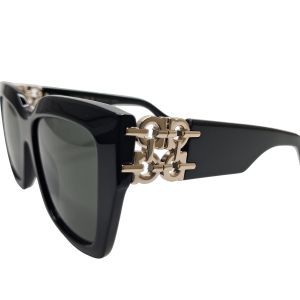 Salvatore Ferragamo SF2083SE Oversized Gancini Chain Cat-Eye Sunglasses