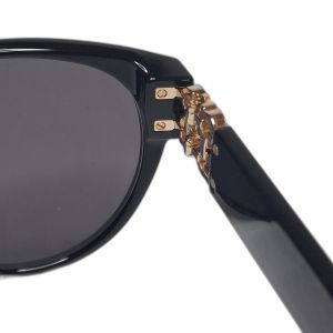 Salvatore Ferragamo SF2095SLBK Cat-Eye Gancini Sunglasses