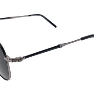 Salvatore Ferragamo SF226SP Gunmetal Aviator Polarized Sunglasses