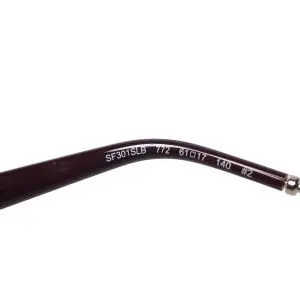 Salvatore Ferragamo SF301SLB Burgundy Sunglasses, Gancini Hardware