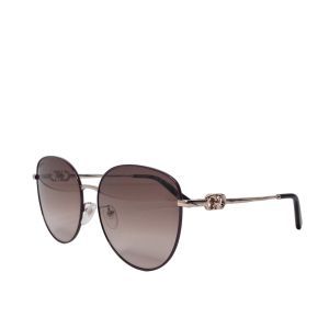 Salvatore Ferragamo SF301SLB Burgundy Sunglasses, Gancini Hardware