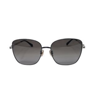 Salvatore Ferragamo SF320SLBK Squared Metal Sunglasses