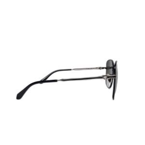 Salvatore Ferragamo SF320SLBK Squared Metal Sunglasses