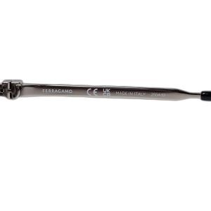 Salvatore Ferragamo SF320SLBK Squared Metal Sunglasses