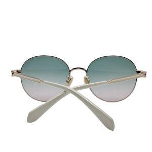 Salvatore Ferragamo SF321SLBK Rose Gold Round Sunglasses
