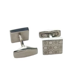 Salvatore Ferragamo Sterling Silver Cufflink