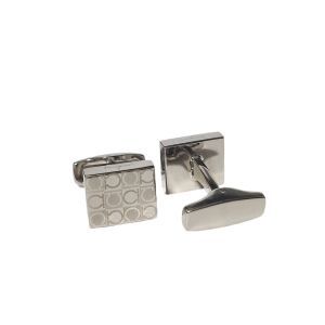 Salvatore Ferragamo Sterling Silver Cufflink