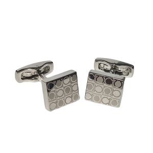 Salvatore Ferragamo Sterling Silver Cufflink