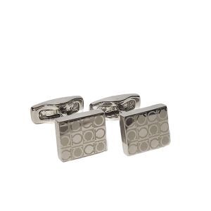 Salvatore Ferragamo Sterling Silver Cufflink