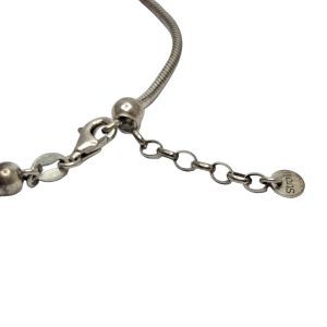 Stroili Sterling Silver Charm Bracelet with Crystal Heart