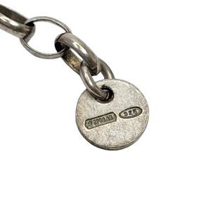 Stroili Sterling Silver Charm Bracelet with Crystal Heart