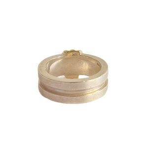 Tiffany & Co. 18k Gold & Silver Ring