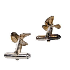 Tiffany & Co. Sterling Silver Propeller Cufflinks