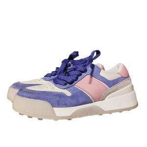 Tod's Color-block suede and leather sneakers