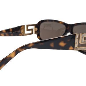 Versace MOD. 4109 Tortoiseshell Oversized Sunglasses