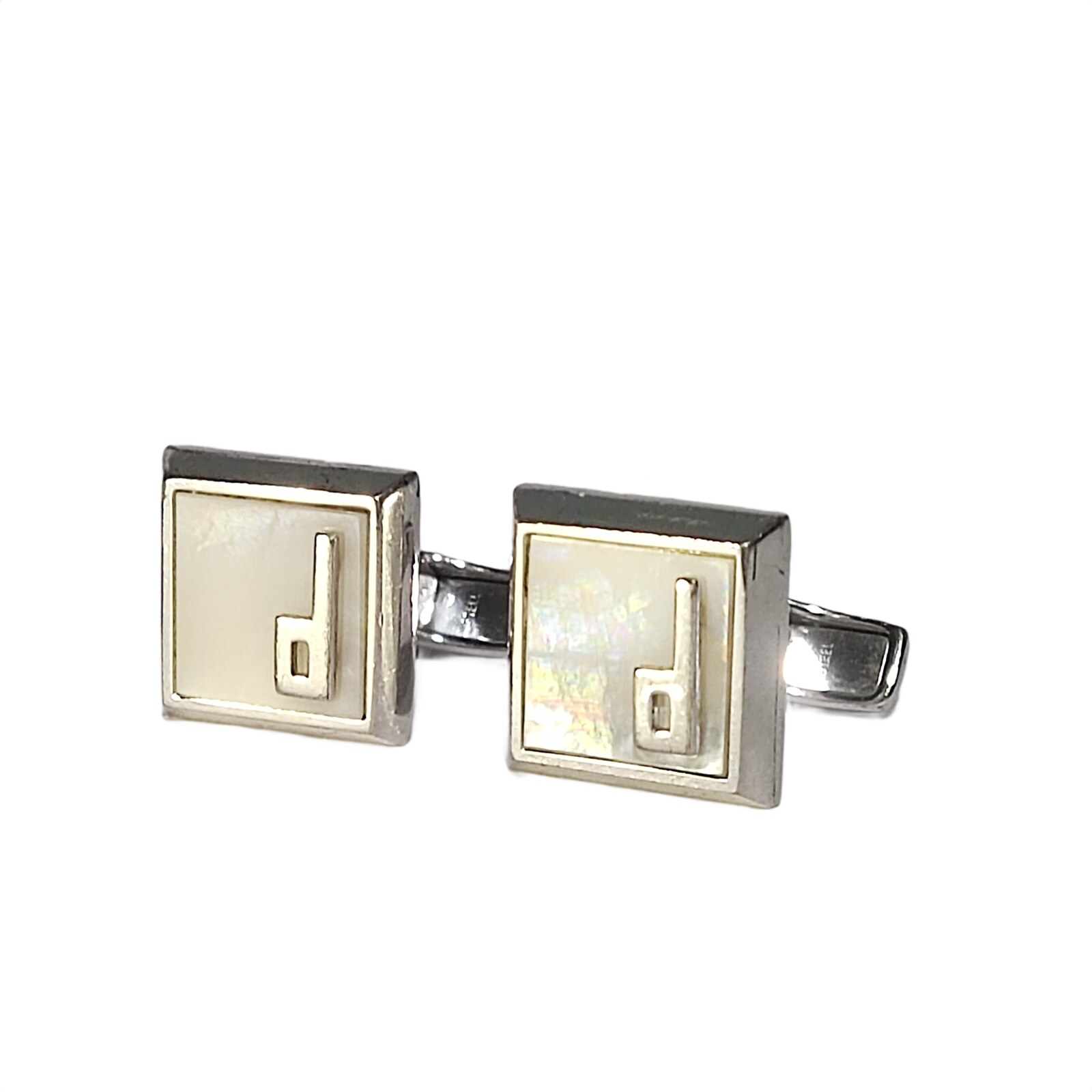 Dunhill MOP Sterling Silver Cufflink