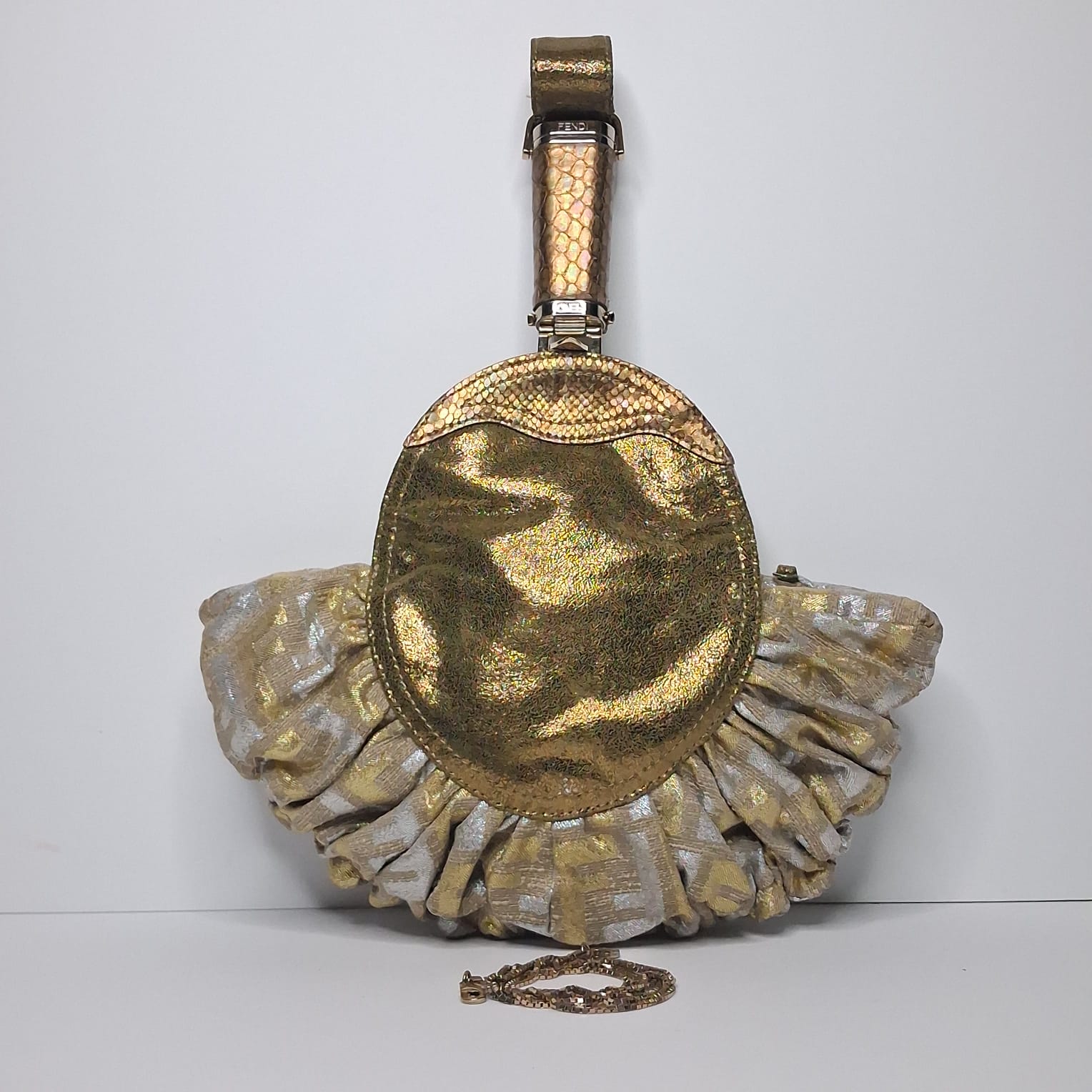 Fendi Vintage Fan Clutch