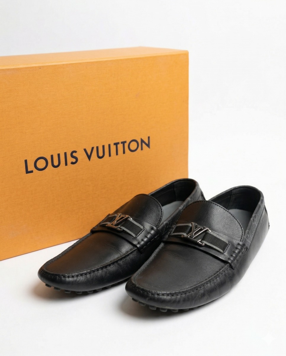 Louis Vuitton Hockenheim Leather Loafers - Flip