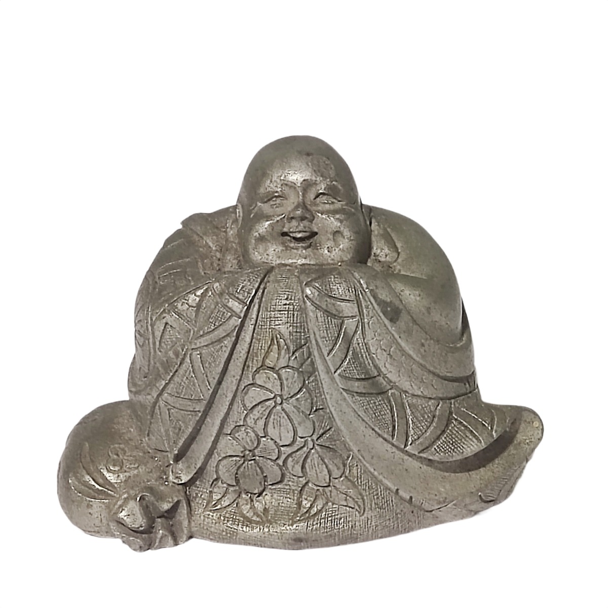 Royal Selangor Laughing Buddha Pewter Figurine - Flip