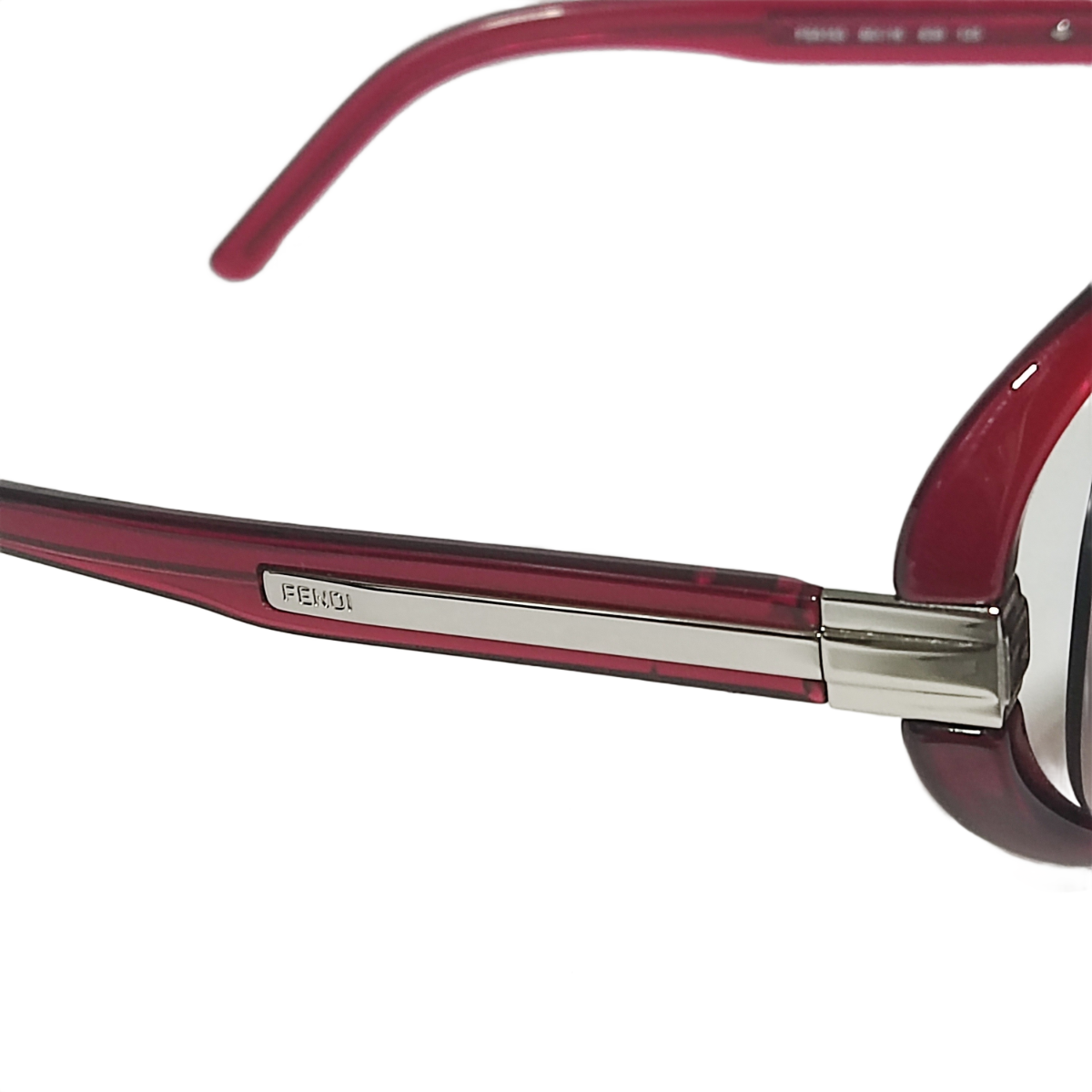 Fendi Black FS5153 Oversized Round Sunglasses - Flip