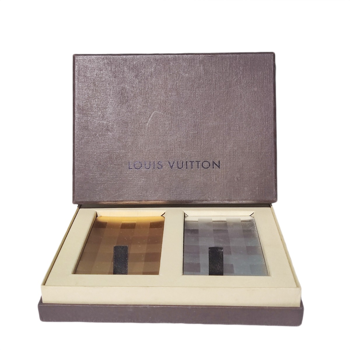 Louis Vuitton  Metallic Damier Playing Cards Set