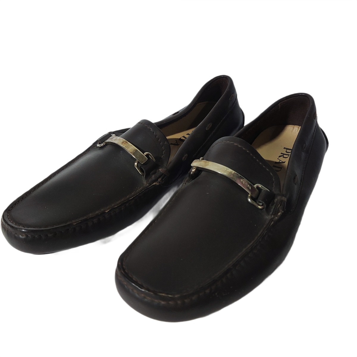 Prada Black Mens Loafers