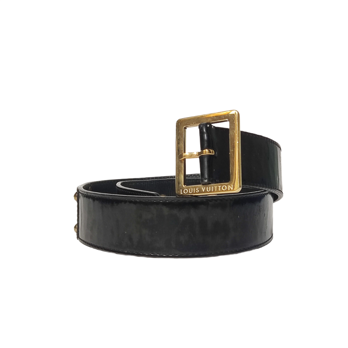 Louis Vuitton Patent Leather Belt - Flip