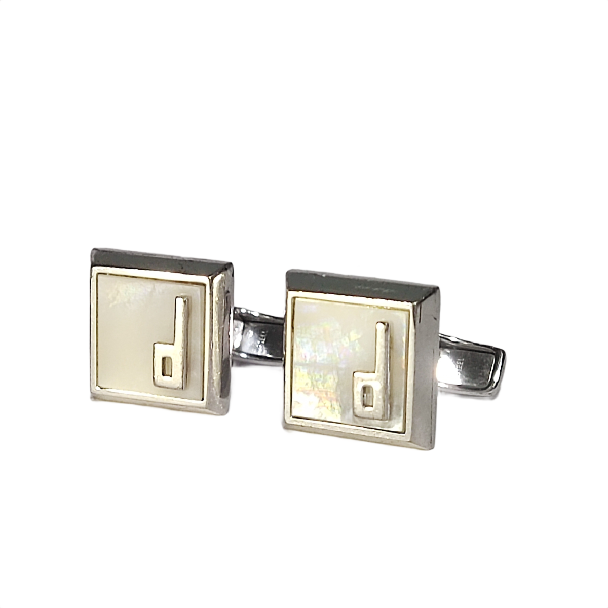Dunhill MOP Sterling Silver Cufflink