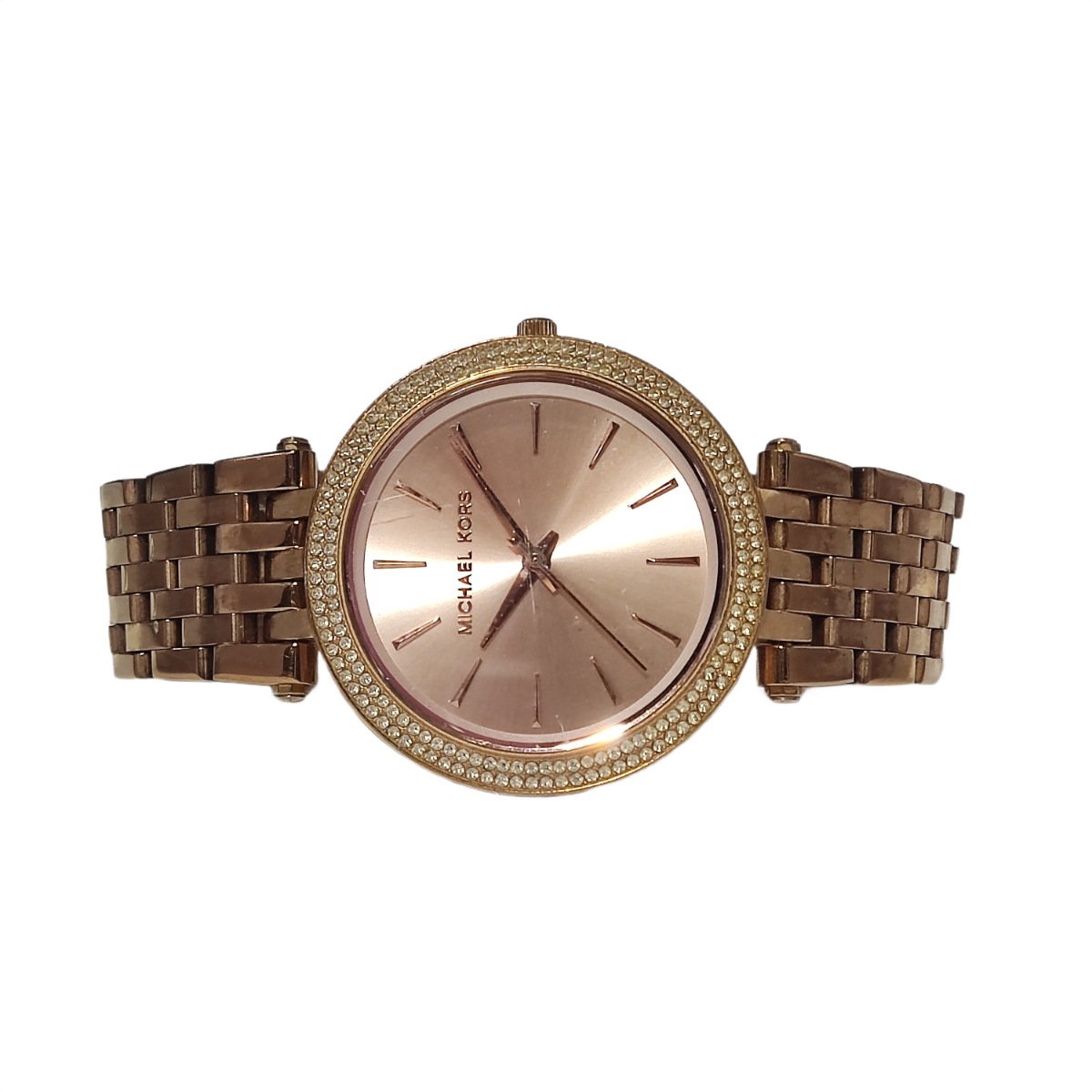 Michael Kors Darci Women Quartz Rose Gold Dial Analog Stainless Steel Watch MK3192