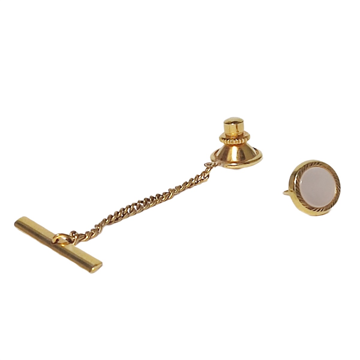 Yves Saint Laurent MOP Brooch Pin - Flip