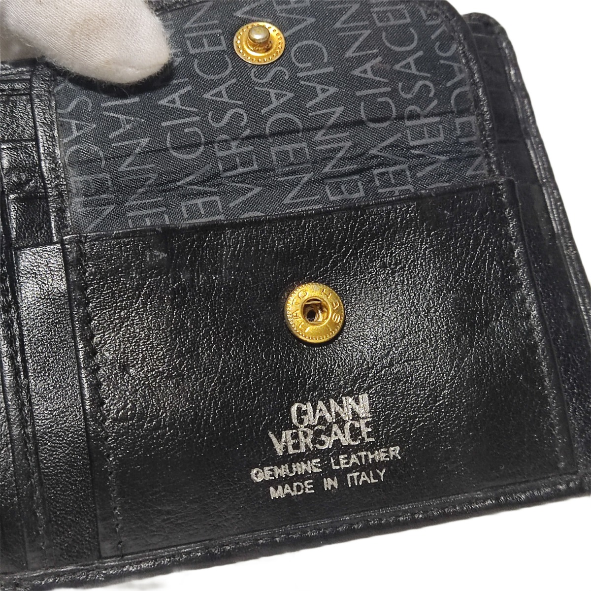Gianni Versace Medusa Mens Wallet - Flip