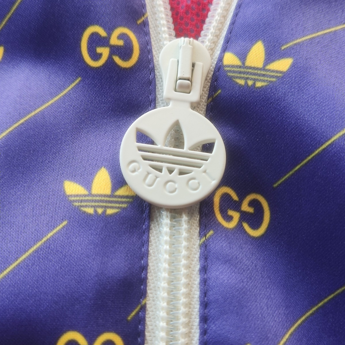 Gucci Adidas Trefoil Print Jacket - Flip