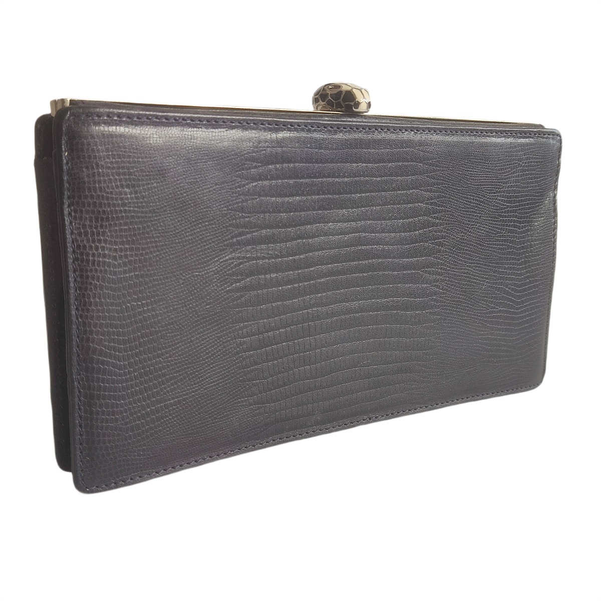 Bvlgari Python Leather Clutch 
