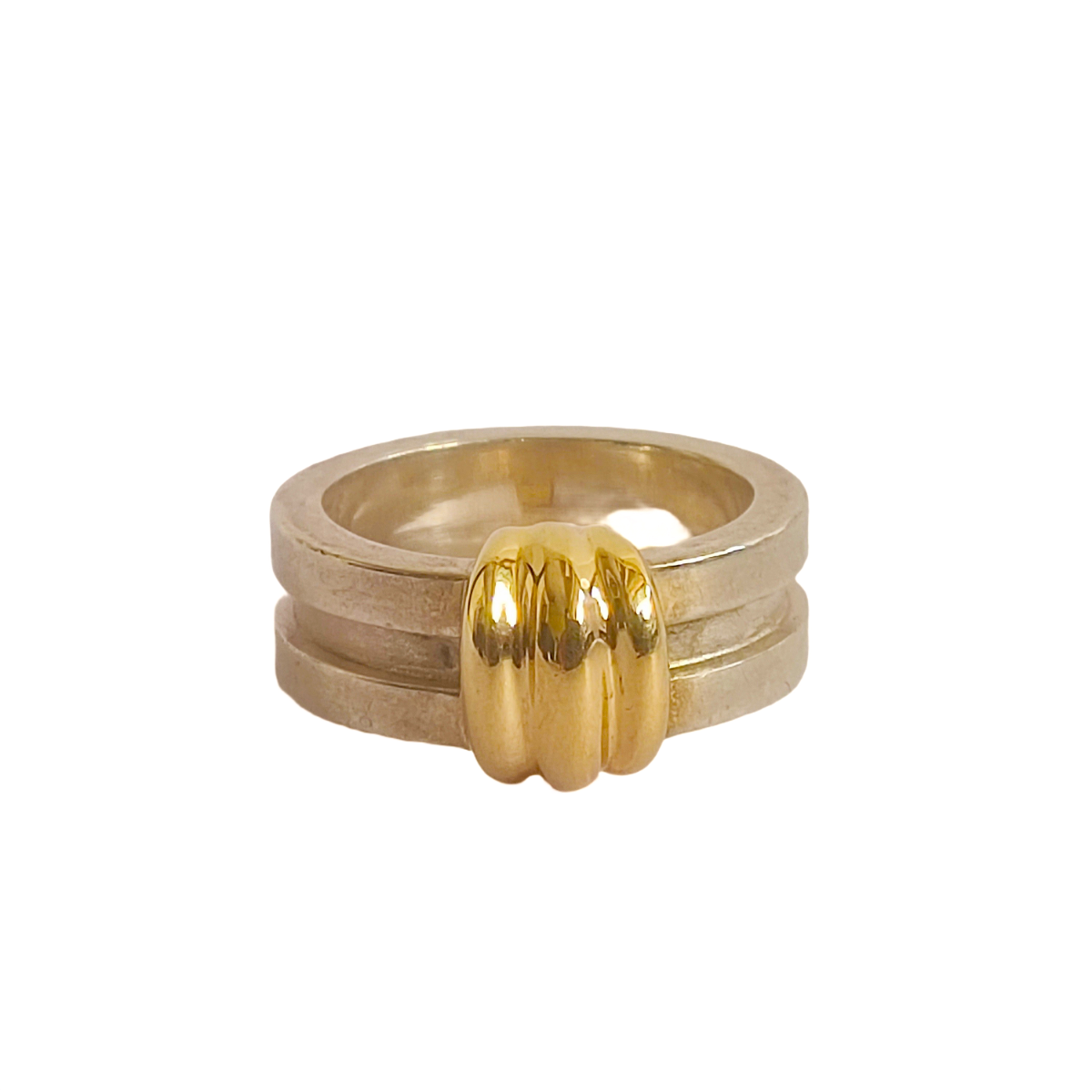 Tiffany & Co. 18k Gold & Silver Ring