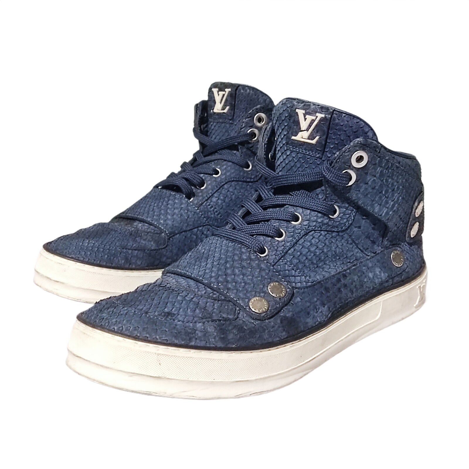 Louis Vuitton Python High Top Sneakers