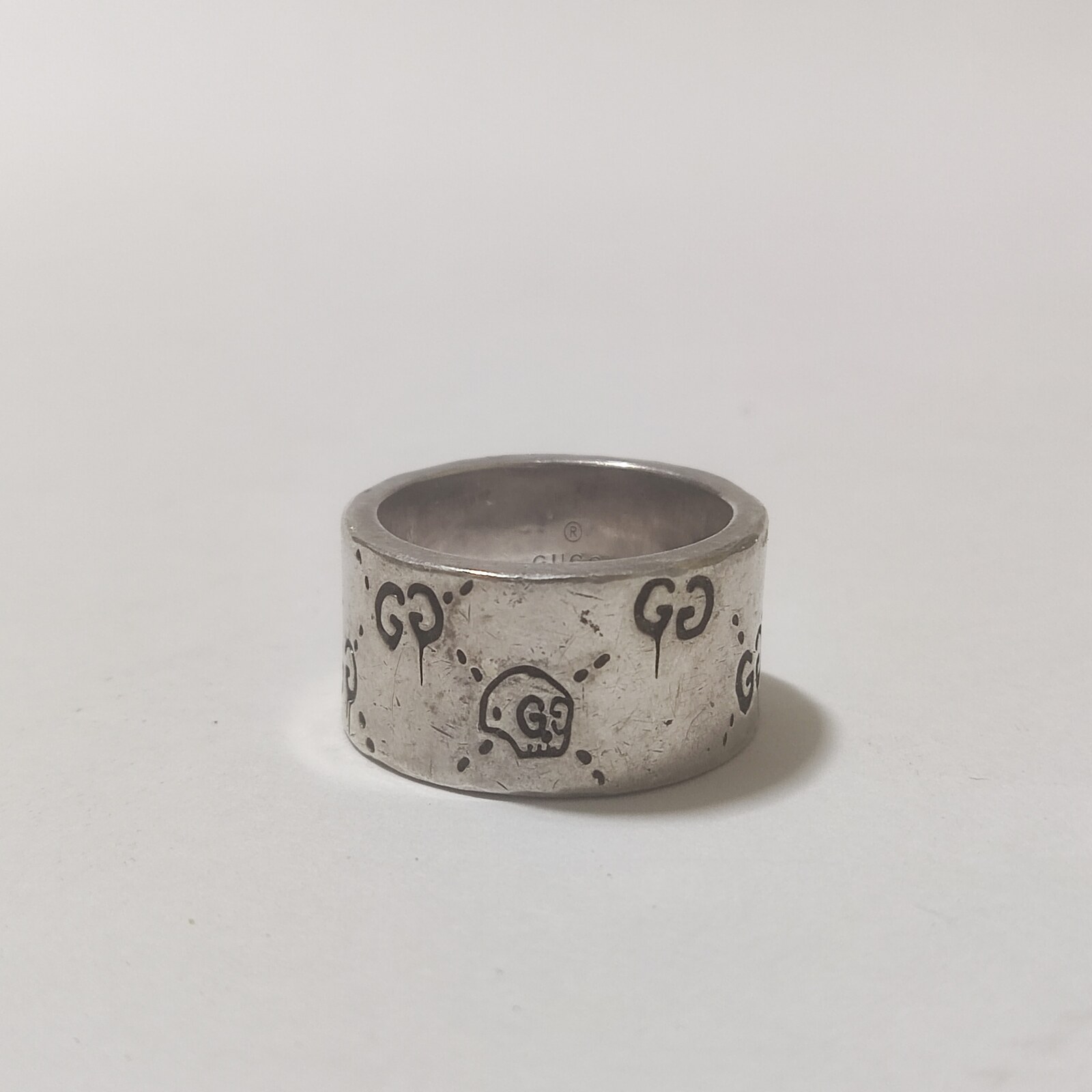 Gucci Ghost Sterling Silver Ring