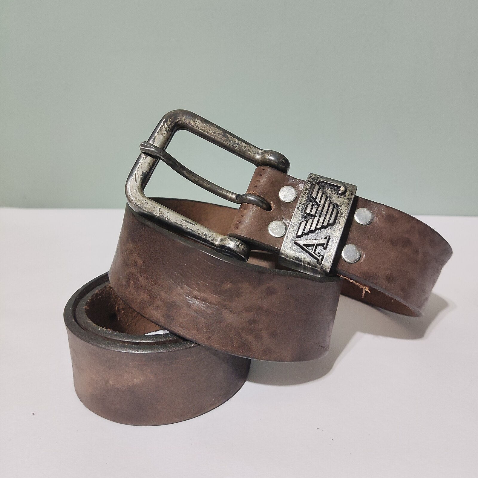 Armani Jeans Men's Leather Belt