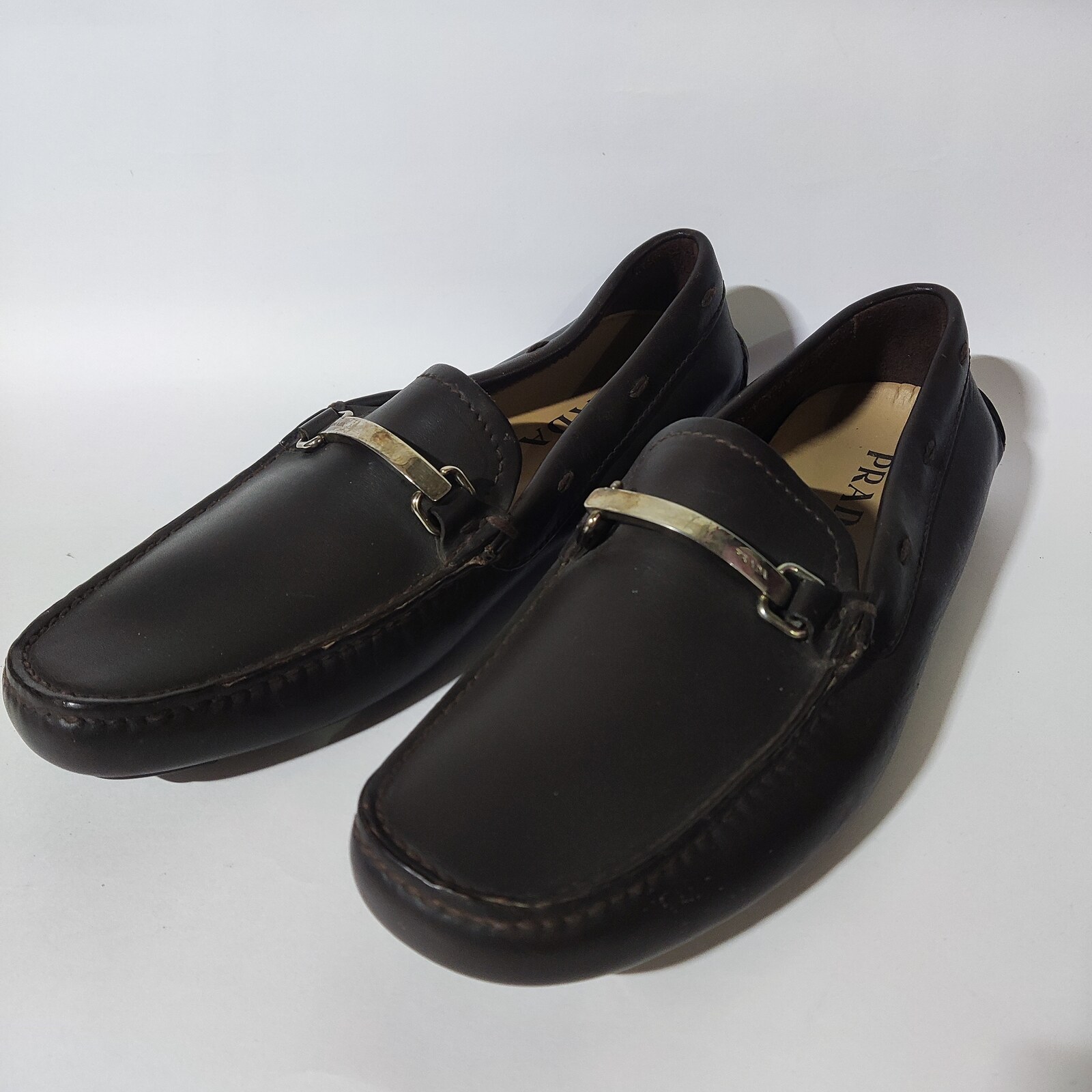 Prada Black Mens Loafers