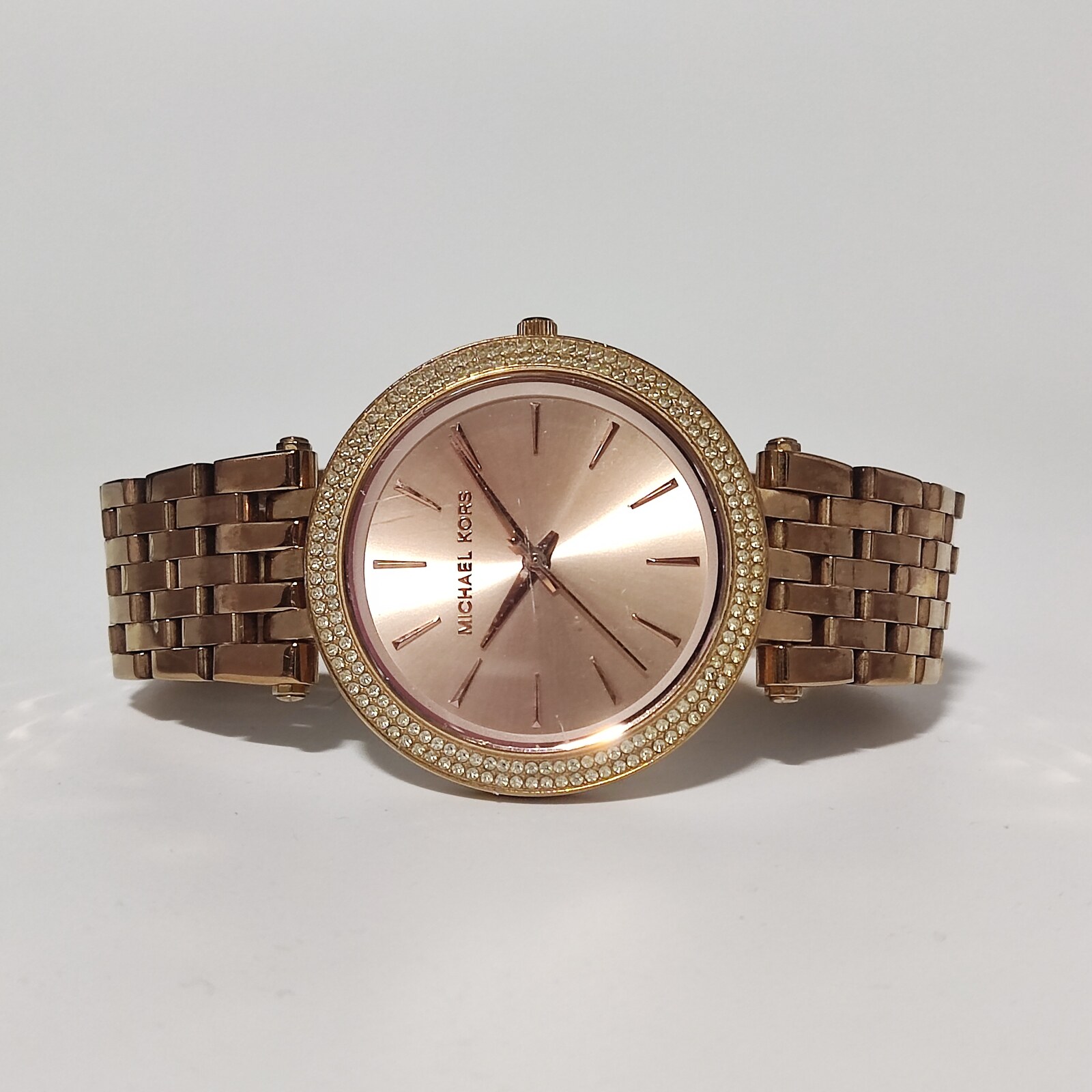 Michael Kors Darci Women Quartz Rose Gold Dial Analog Stainless Steel Watch MK3192