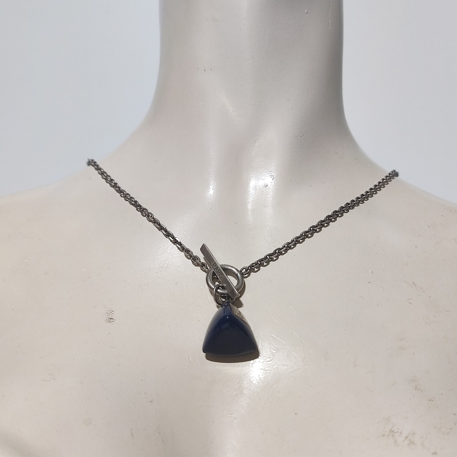 Louis Vuitton Limited Edition Sterling Silver Lariat And 2007 Cup Necklace