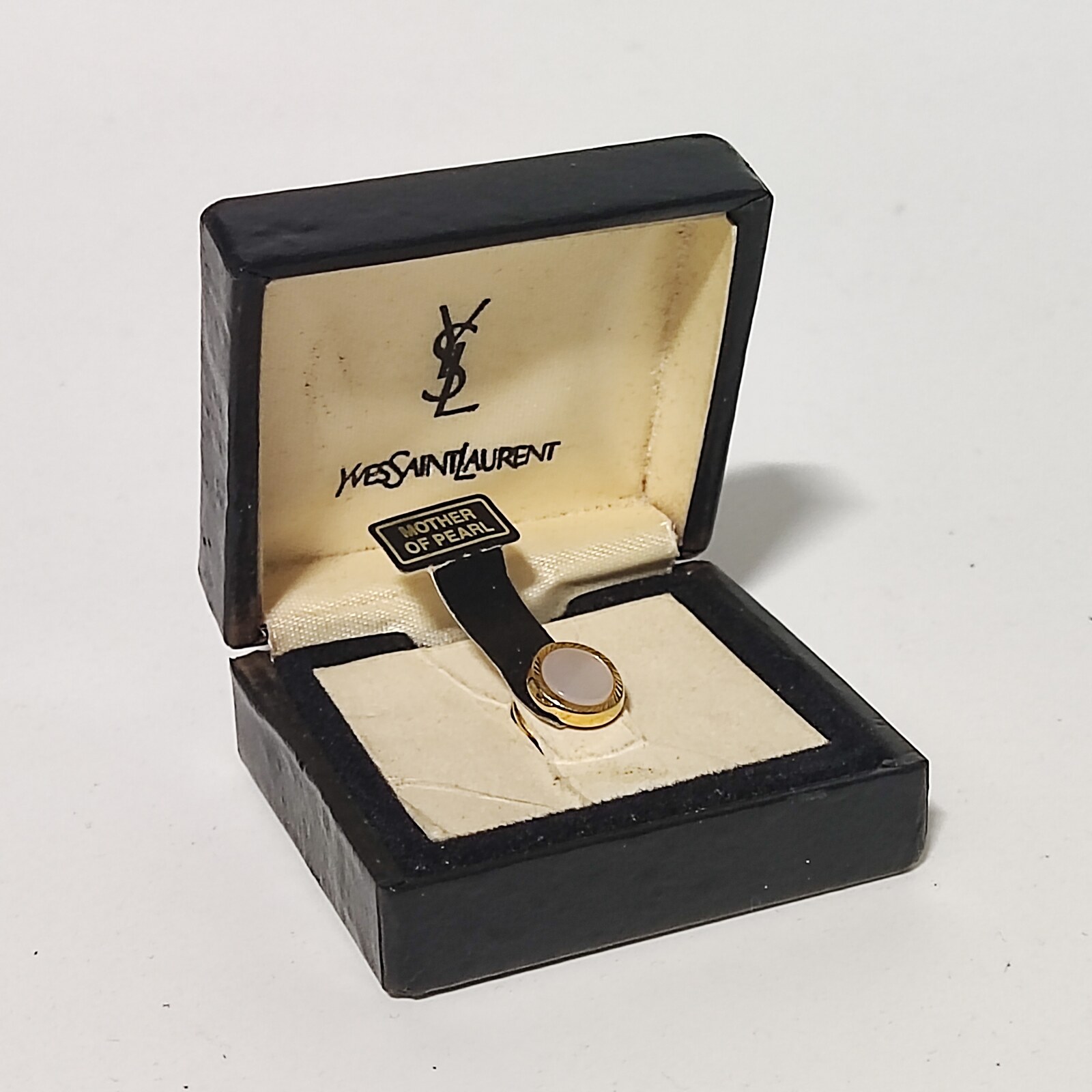 Yves Saint Laurent MOP Brooch Pin