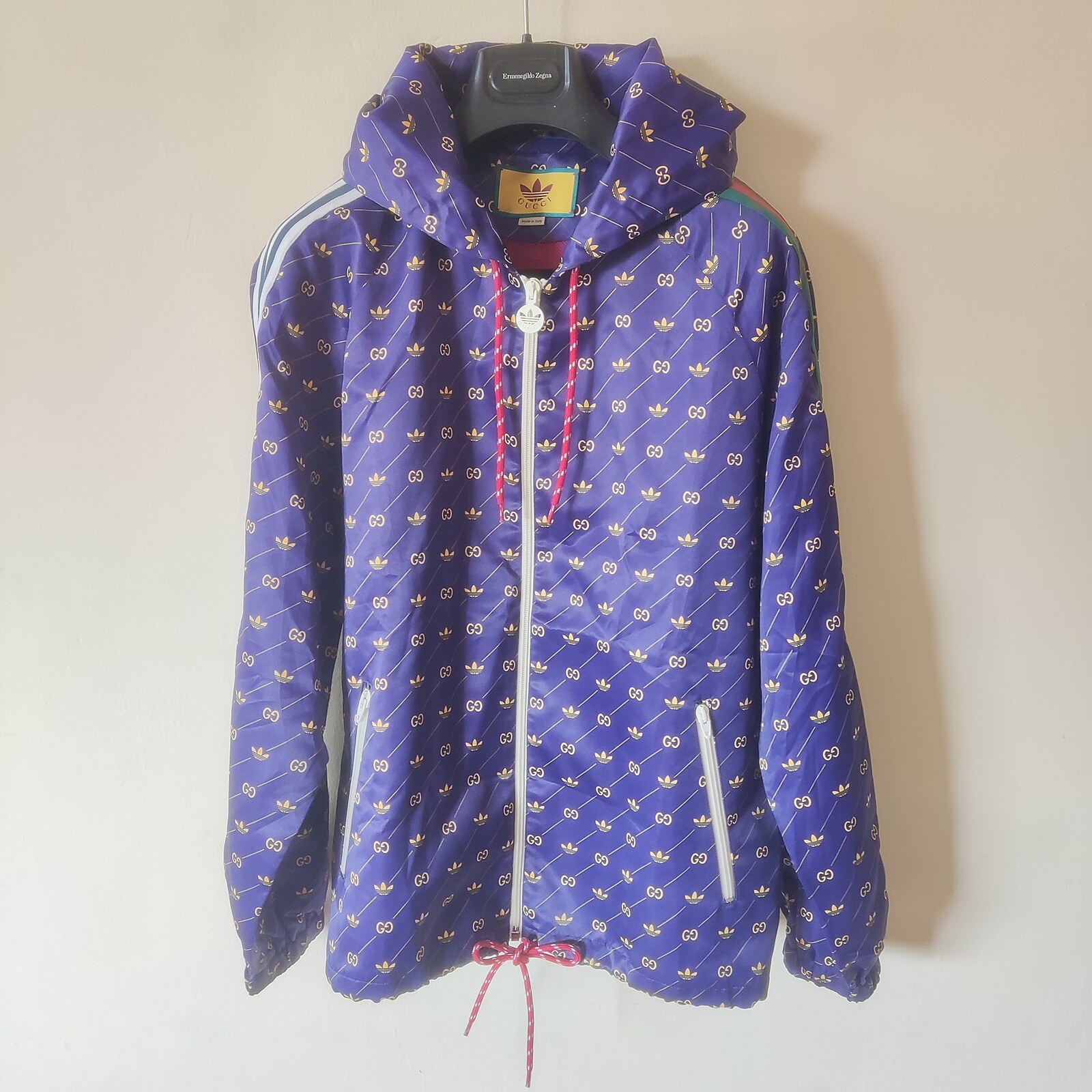 Gucci Adidas Trefoil Print Jacket